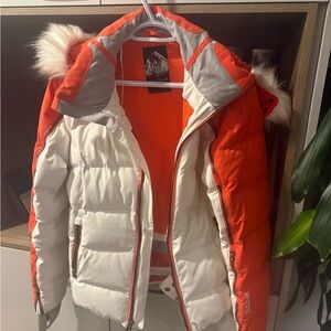 Spyder Red and White Jacket